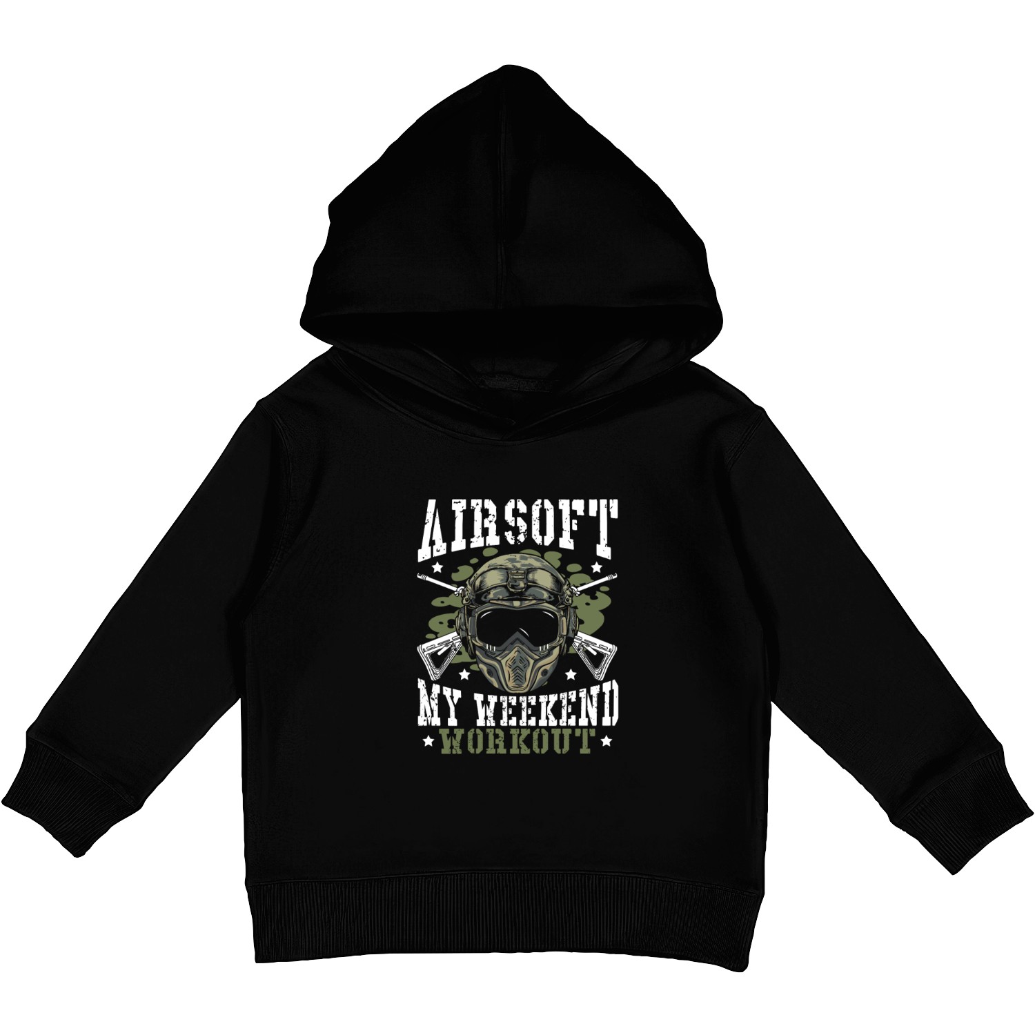 Team-Based Shooting Airsoft Strategy Airsoft Kids Pullover Hoodies