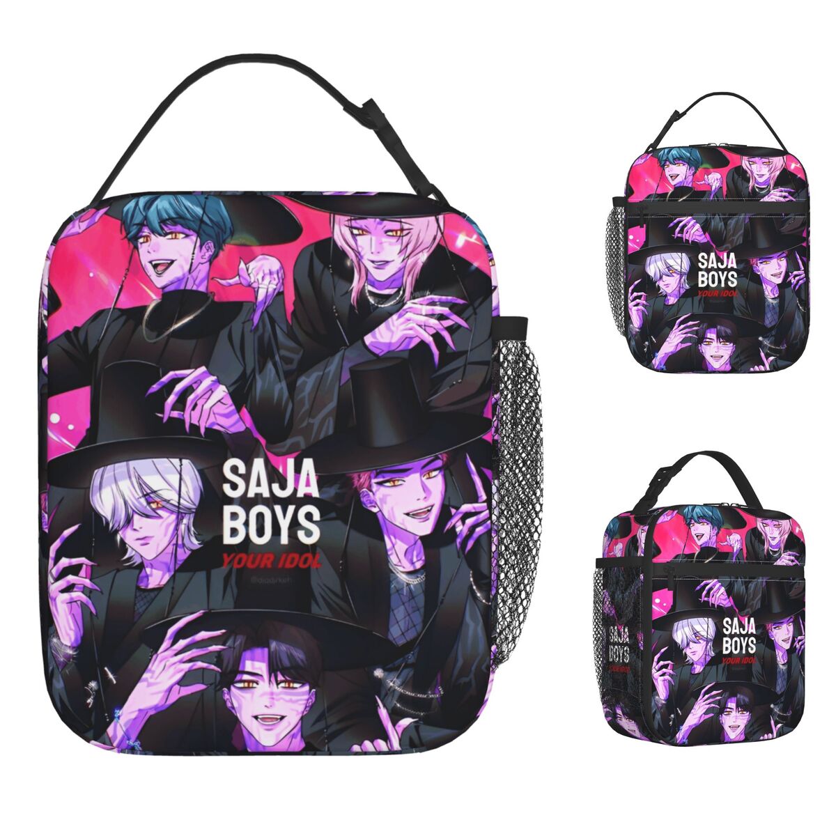 KPop Demon Hunters Insulated Kids Lunch Bag