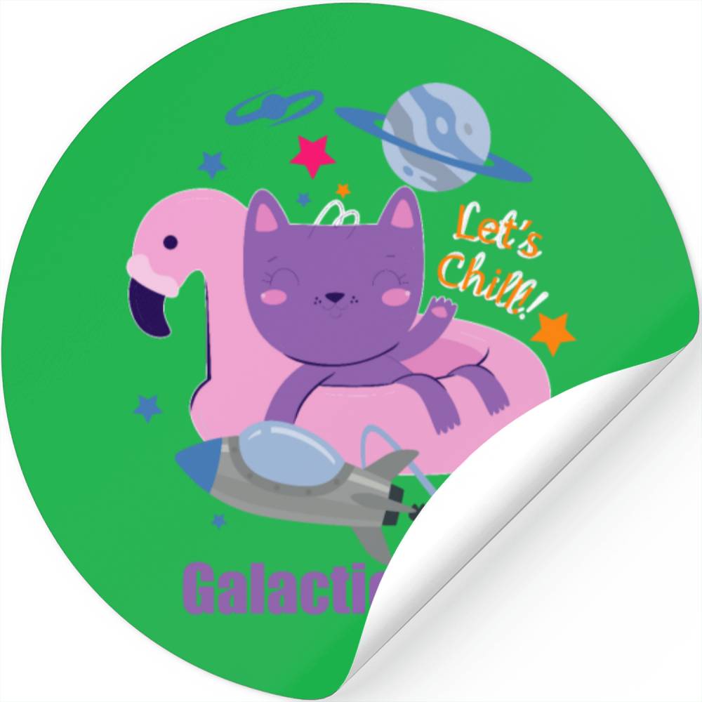Galactic Kitty Stickers