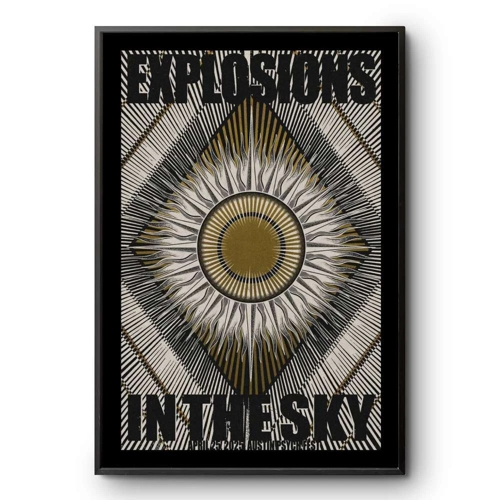 Explosions In The Sky Tour Apr 25 2025 Austin Psych Fest Austin, TX Poster