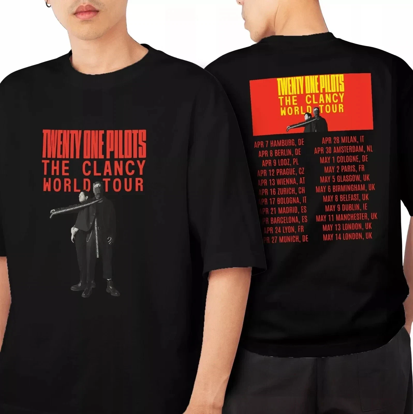 Pilotss band Shirt The Clancy World Tour 2025 T-Shirt