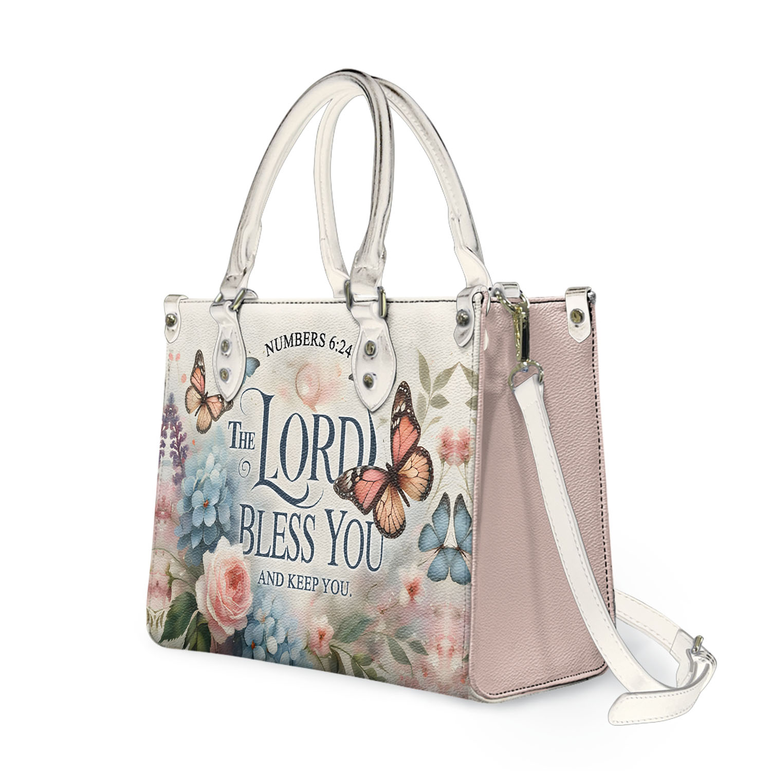 The Lord Bless You And Keep You Christian Women's leather handbag | Women's Day Gift | Gift For Mom