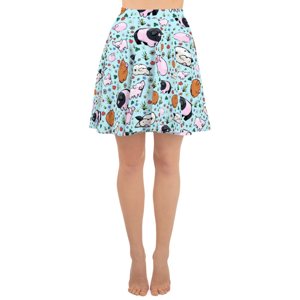 Cute Pig Skater Skirt