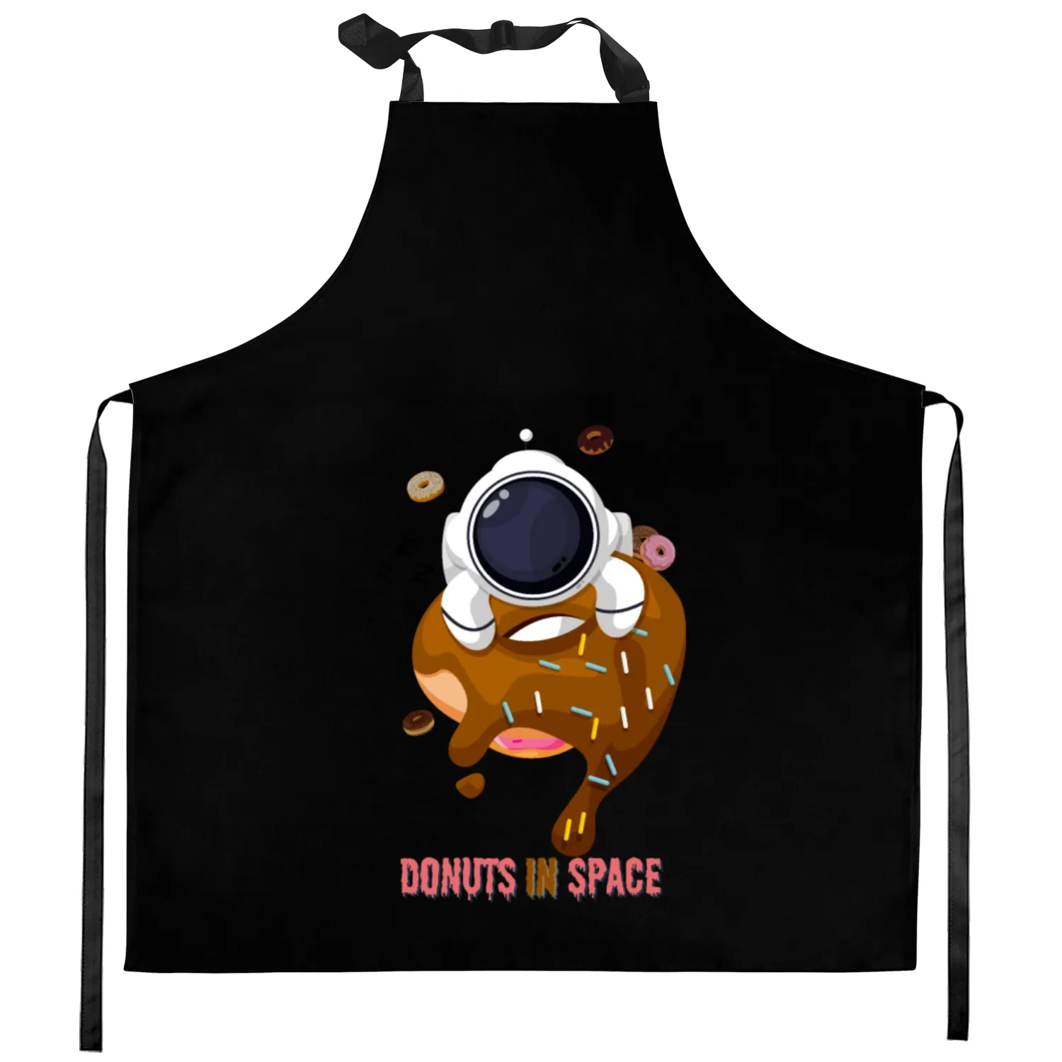 Astronaut donuts in space Kitchen Aprons