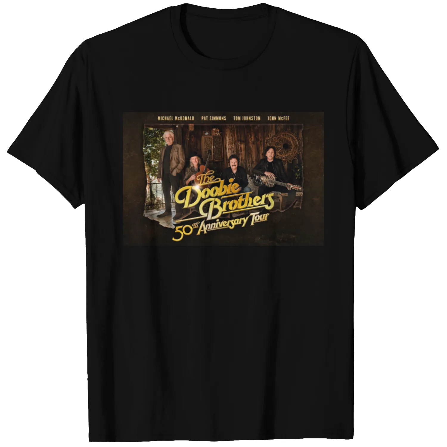 The Doobie Brothers 50 th Anniversary Doobie Tshirt