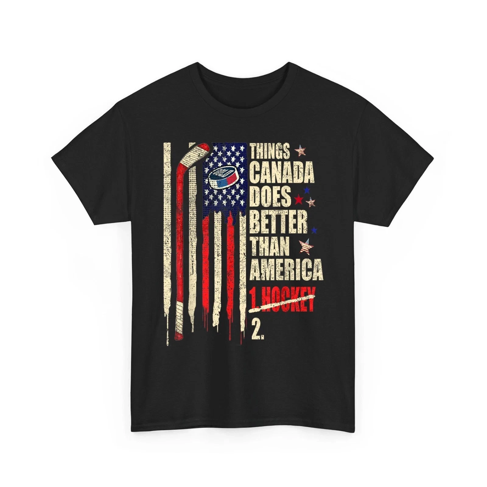Things Canada Does Better Than America 1 Hockey 2 Funny Unisex T-Shirt
