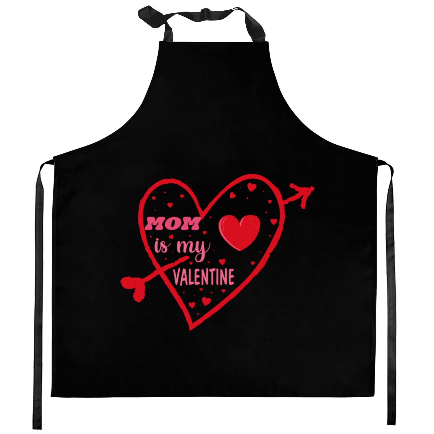 MOM is my valentine Kitchen Aprons