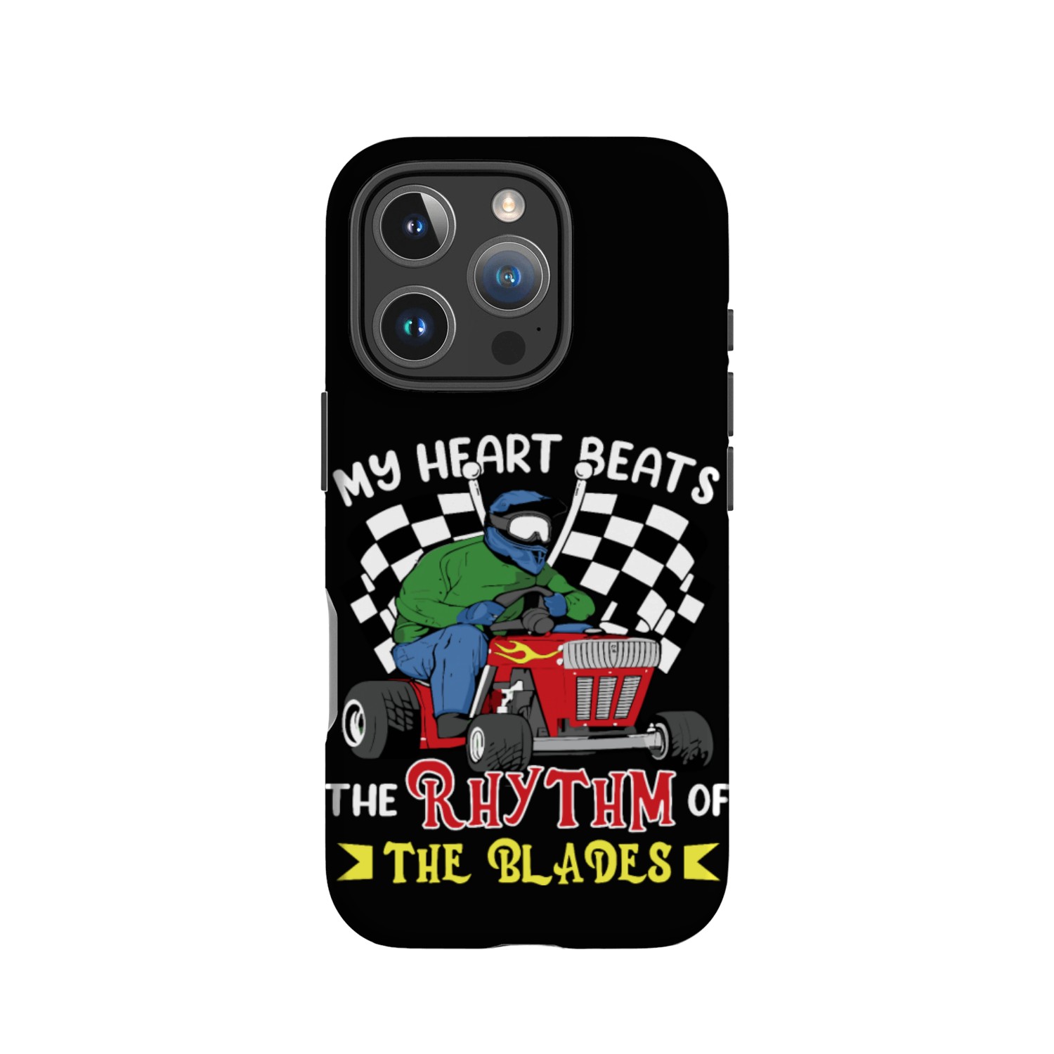 Lawn Mower Racing Gardener Racing Lawnmower IPhone Cases