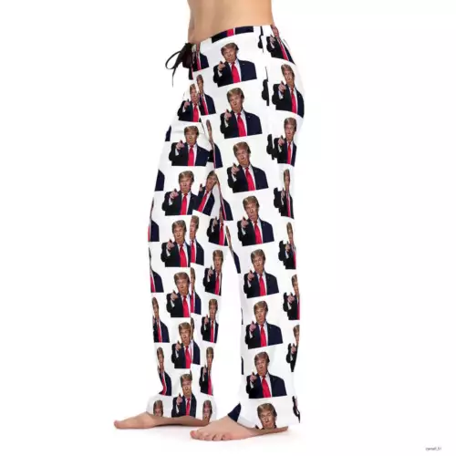 Sassy Trump Pajama Pants, Comfortable Sleepwear, 47 President 45-47