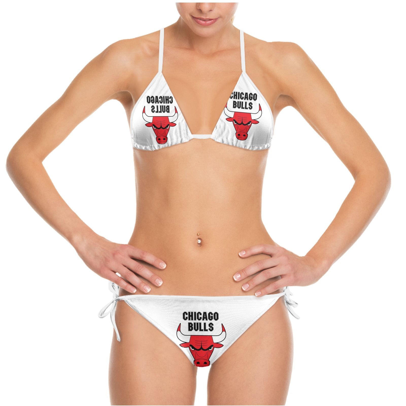 Chicago Team Bulls Summer Beach Women's Bikini Swimsuit