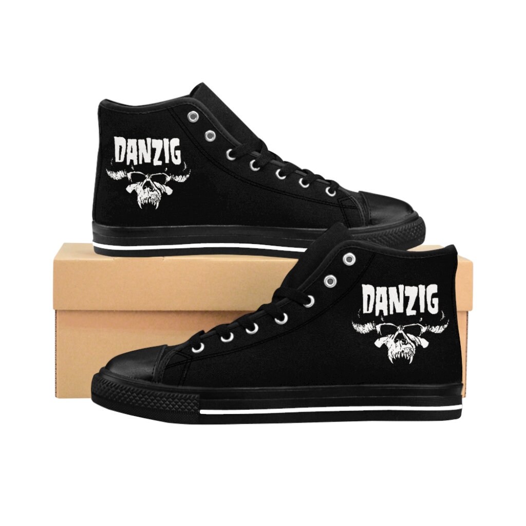 Danzig Skull Men's High Top Sneakers