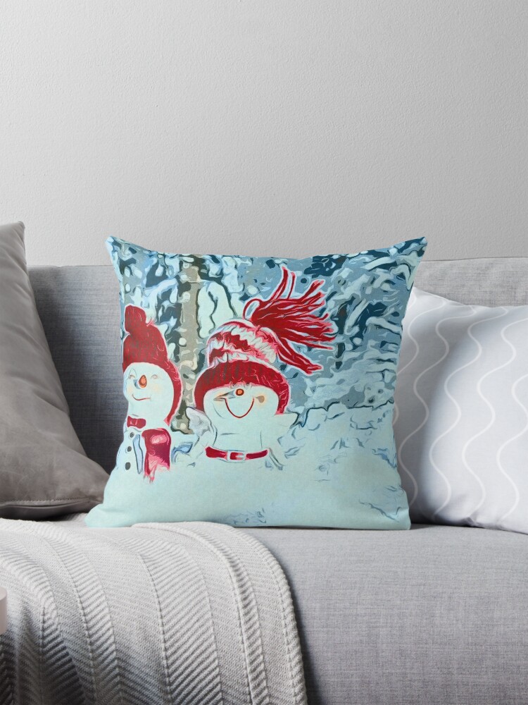 Snowman Pillow