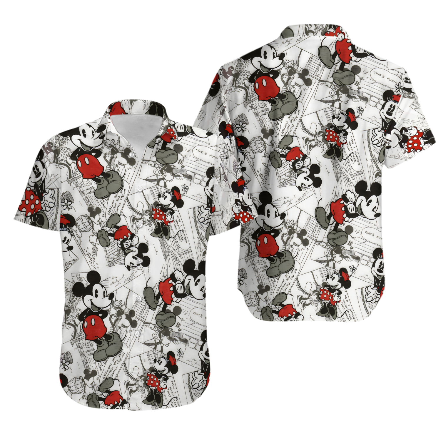 Mouse And Friend Hawaiian Shirt