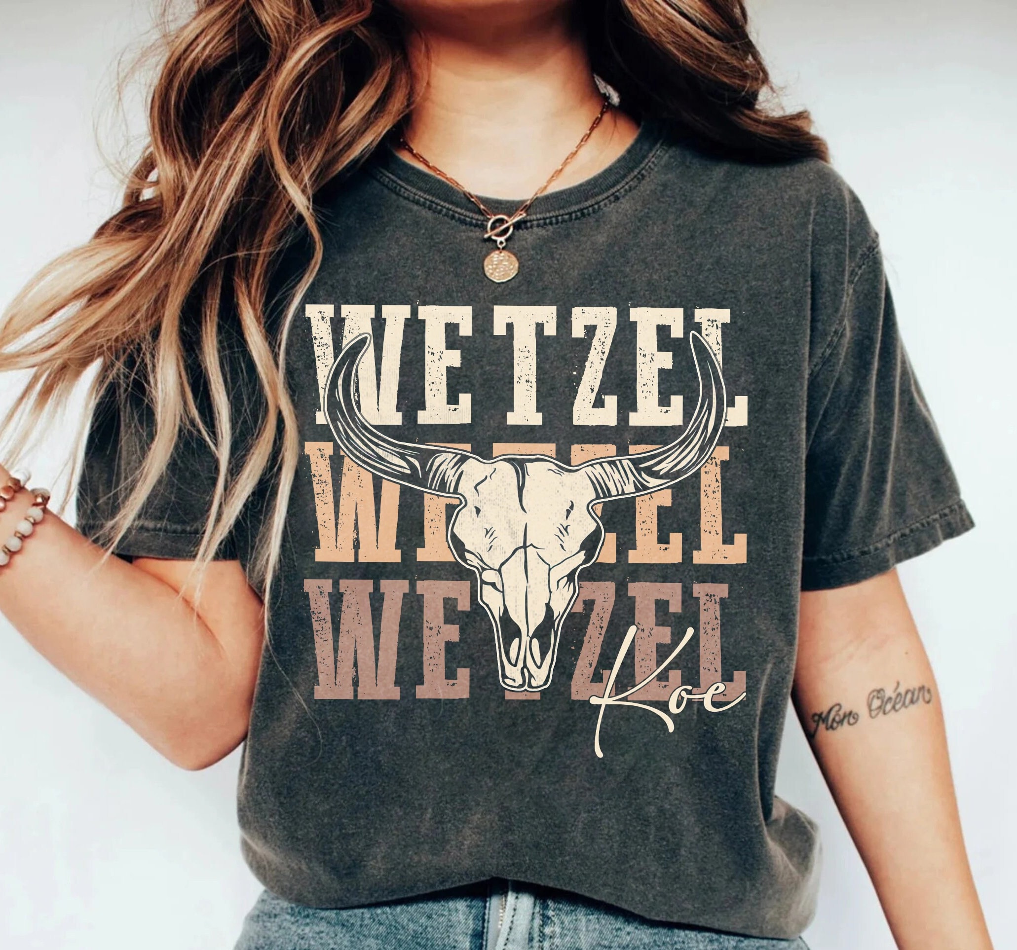 Wetzel country music Graphic Koe Shirt, Koe 90s Vintage Retro Album shirt