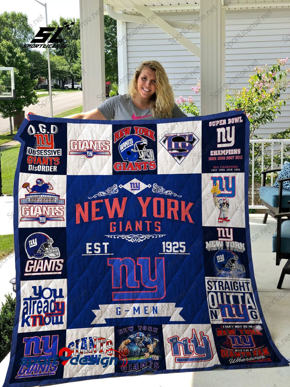New York Giants Blanket And Quilt Gift For Fans