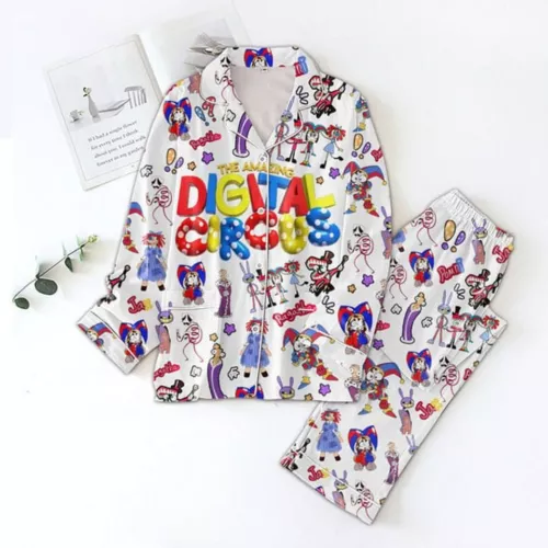 Amazing Digital Circus Pajamas Set, Amazing Circus Pajamas Set