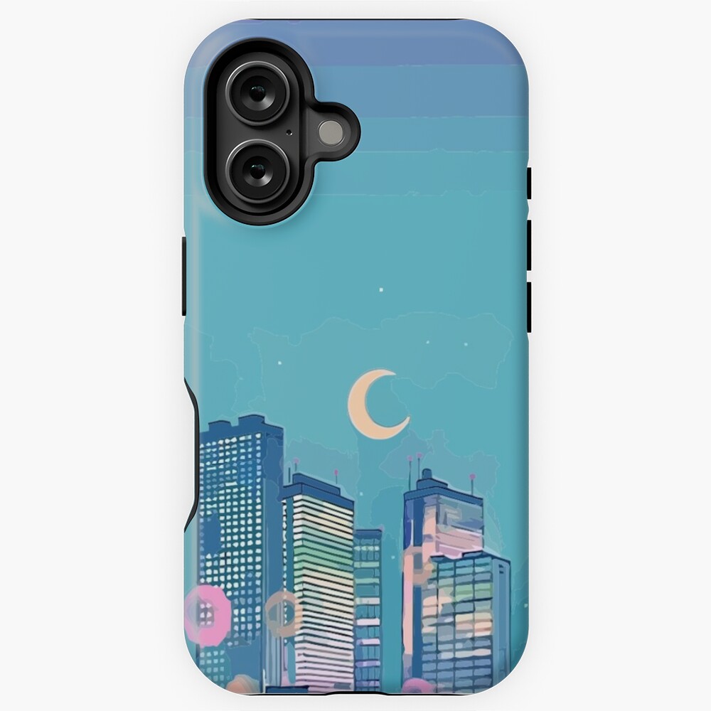 Sky and moon iPhone Case