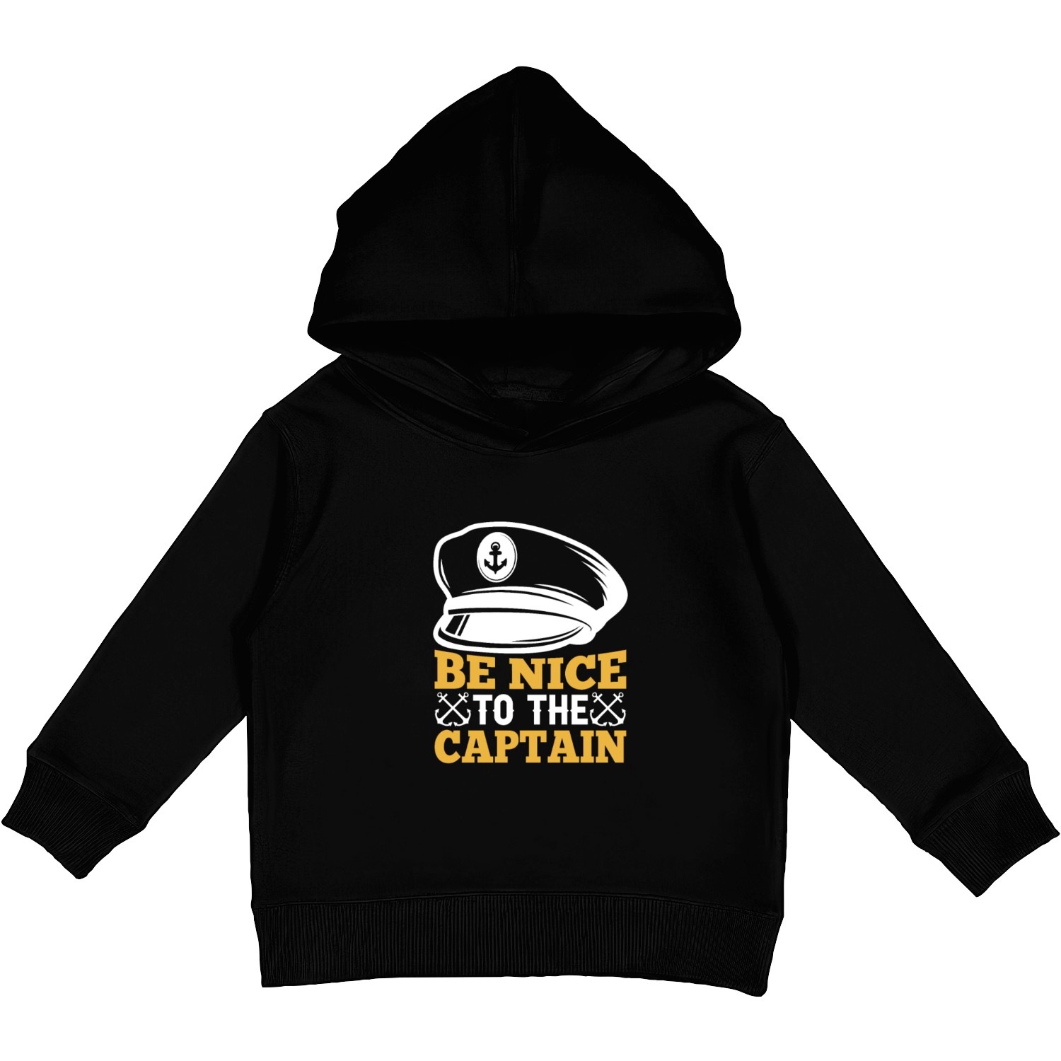 Be Nice To The Captain Boat Boating Ship Yacht Kids Pullover Hoodies