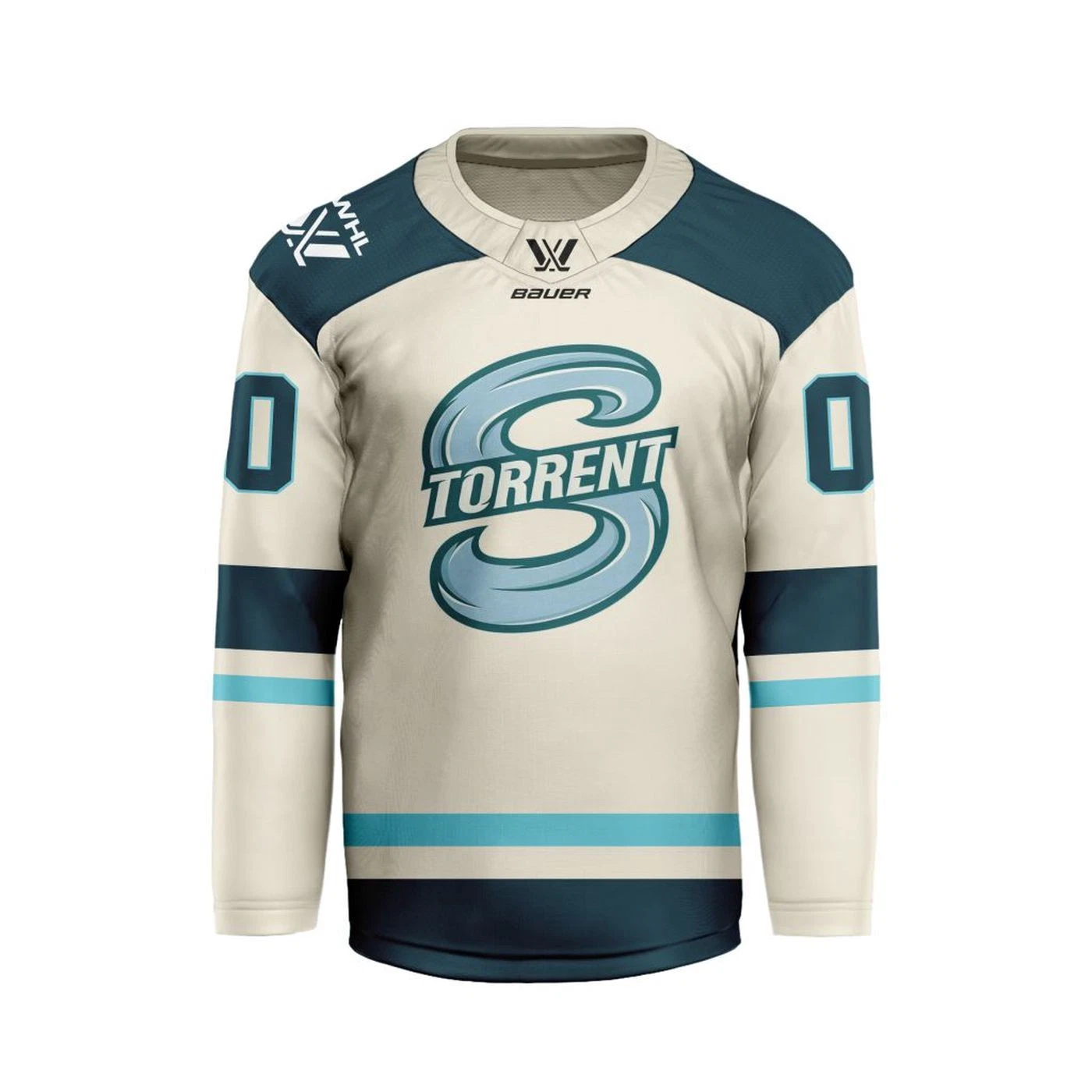 Personalized Seattle Torrent 2025/26 Away V-shaped Hockey Shirt Men's Fan Gear