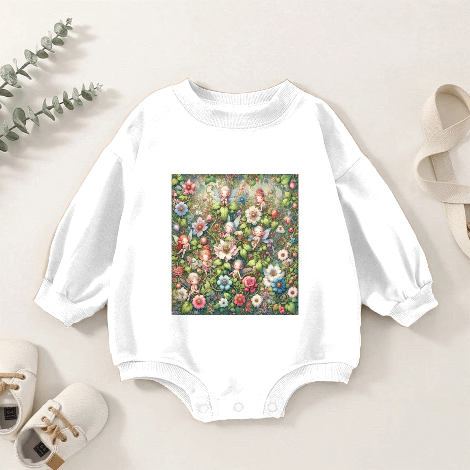 Fantasy Faerie s Blossom Baby Romper Sweatshirts