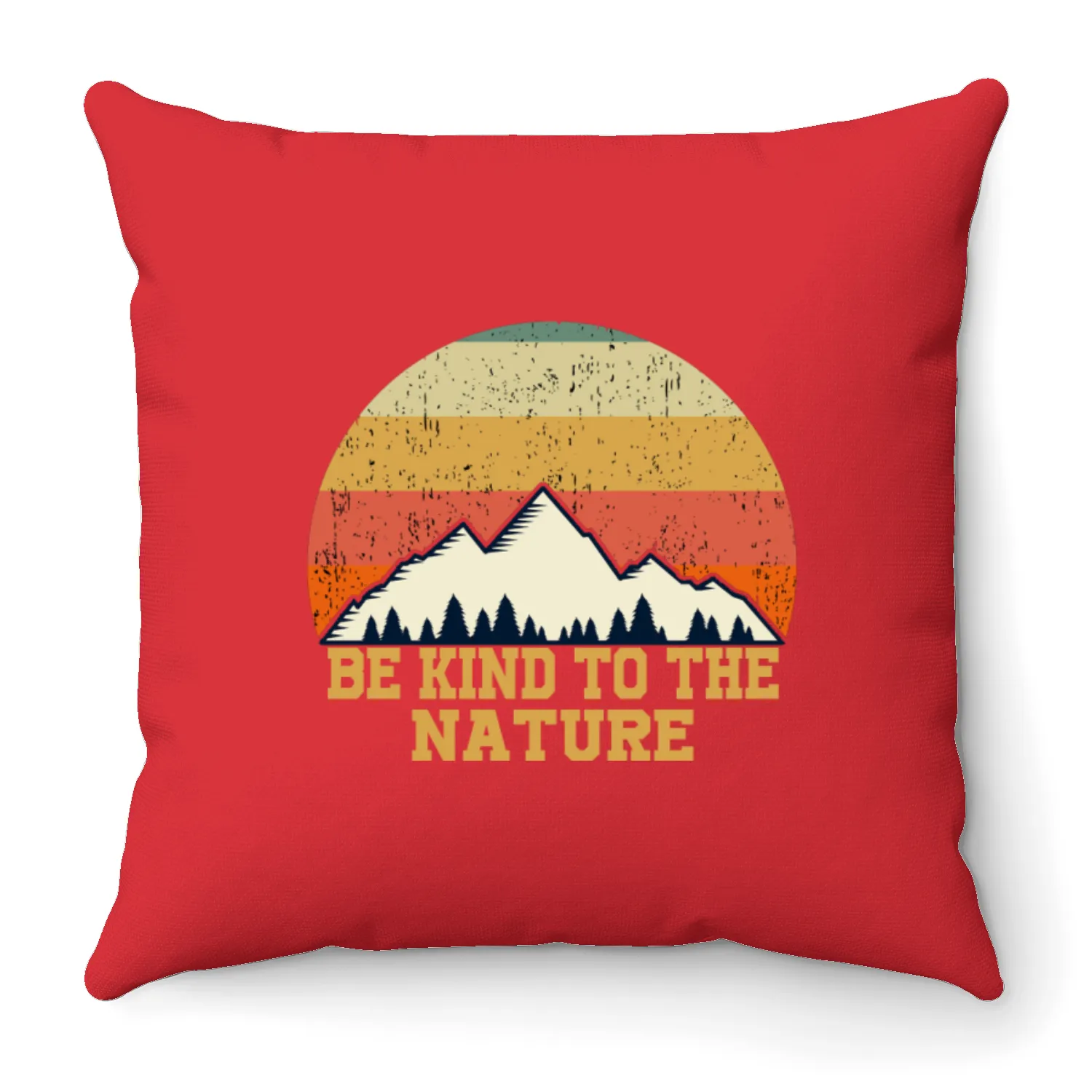 BE KIND TO THE NATURE 002 Throw Pillows