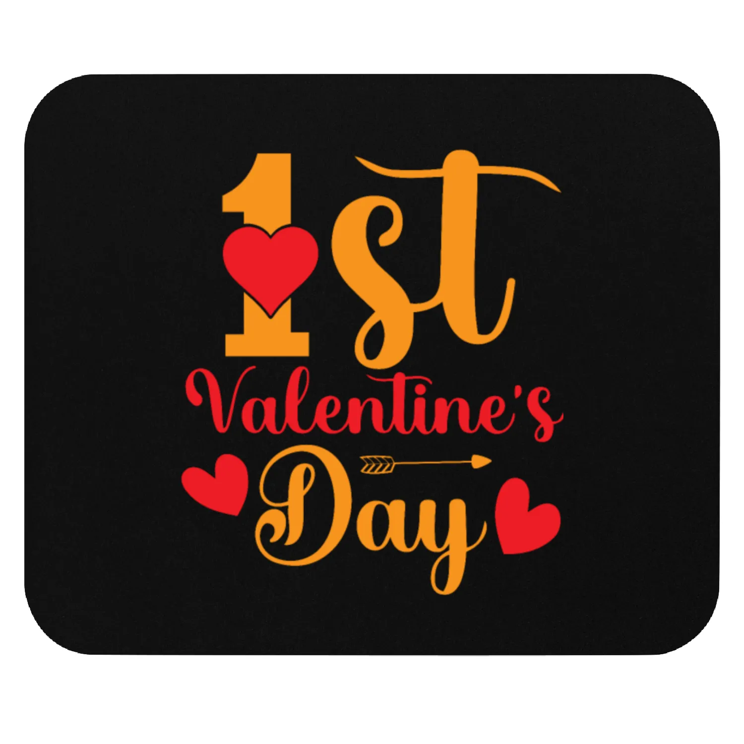 My first Valentine's Day, our 1st Valentines Day Mouse Pads