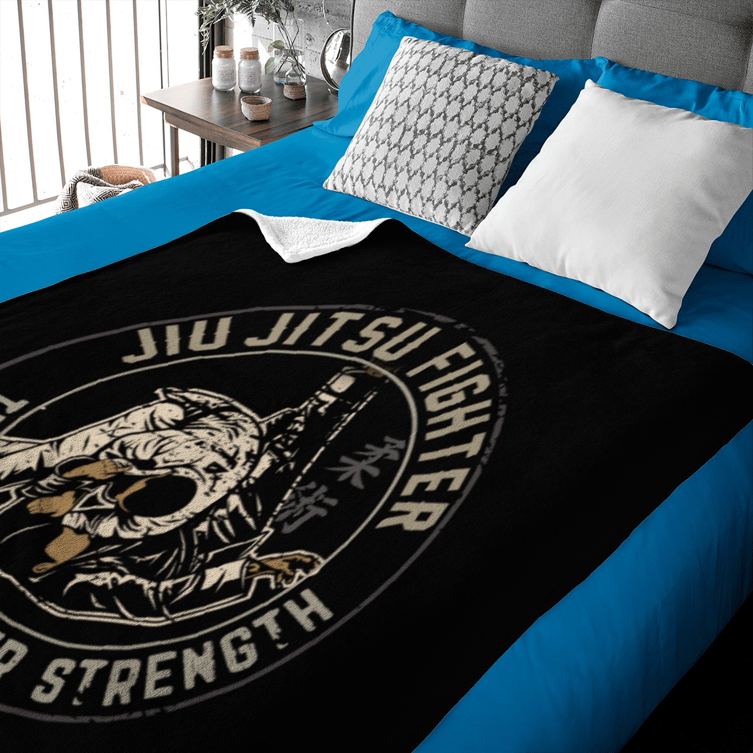 Brazillian Jiu-Jitsu Fighter BJJ - Japanese Jujits Baby Blankets