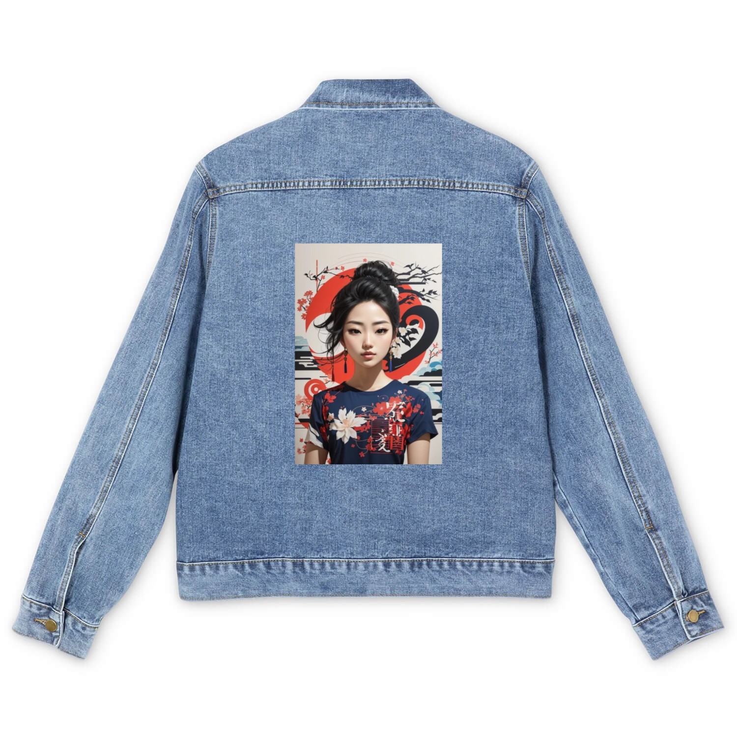 Unisex Japanese Men's Denim Jackets