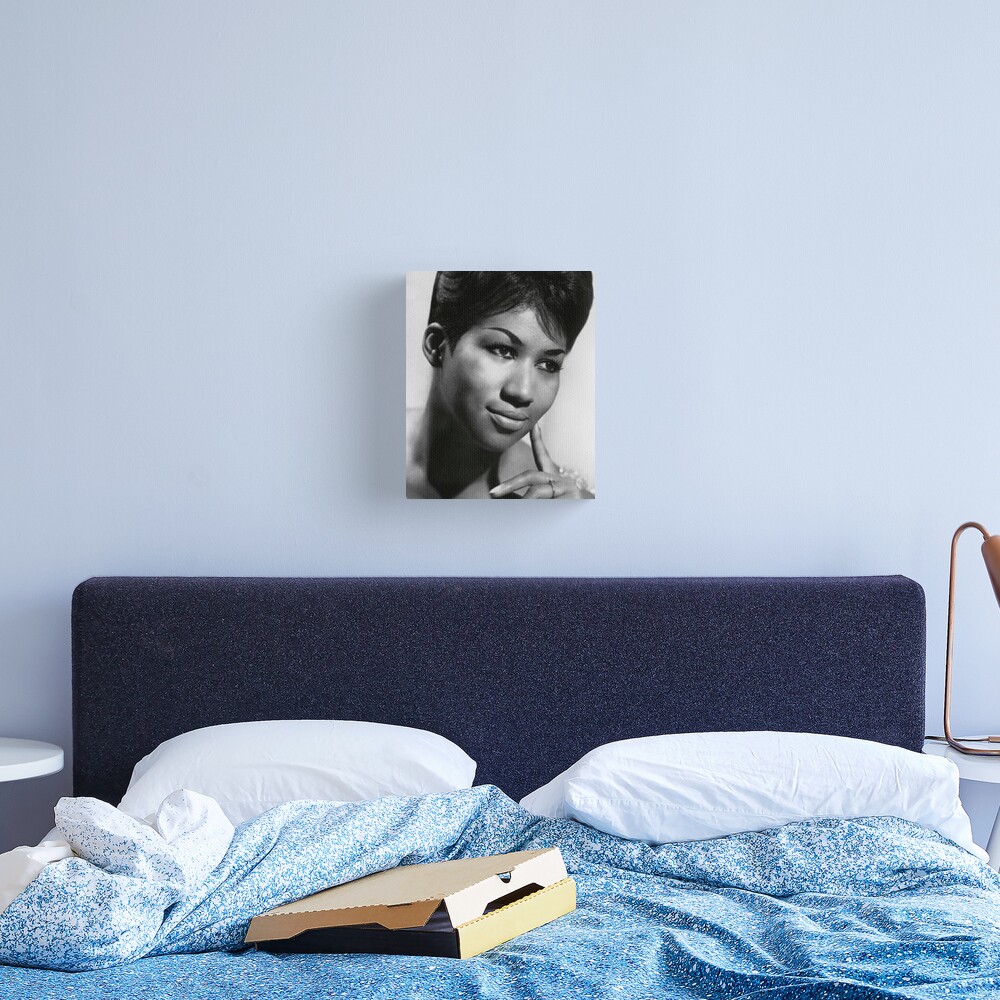 Aretha Franklin Photo Canvas Portrait
