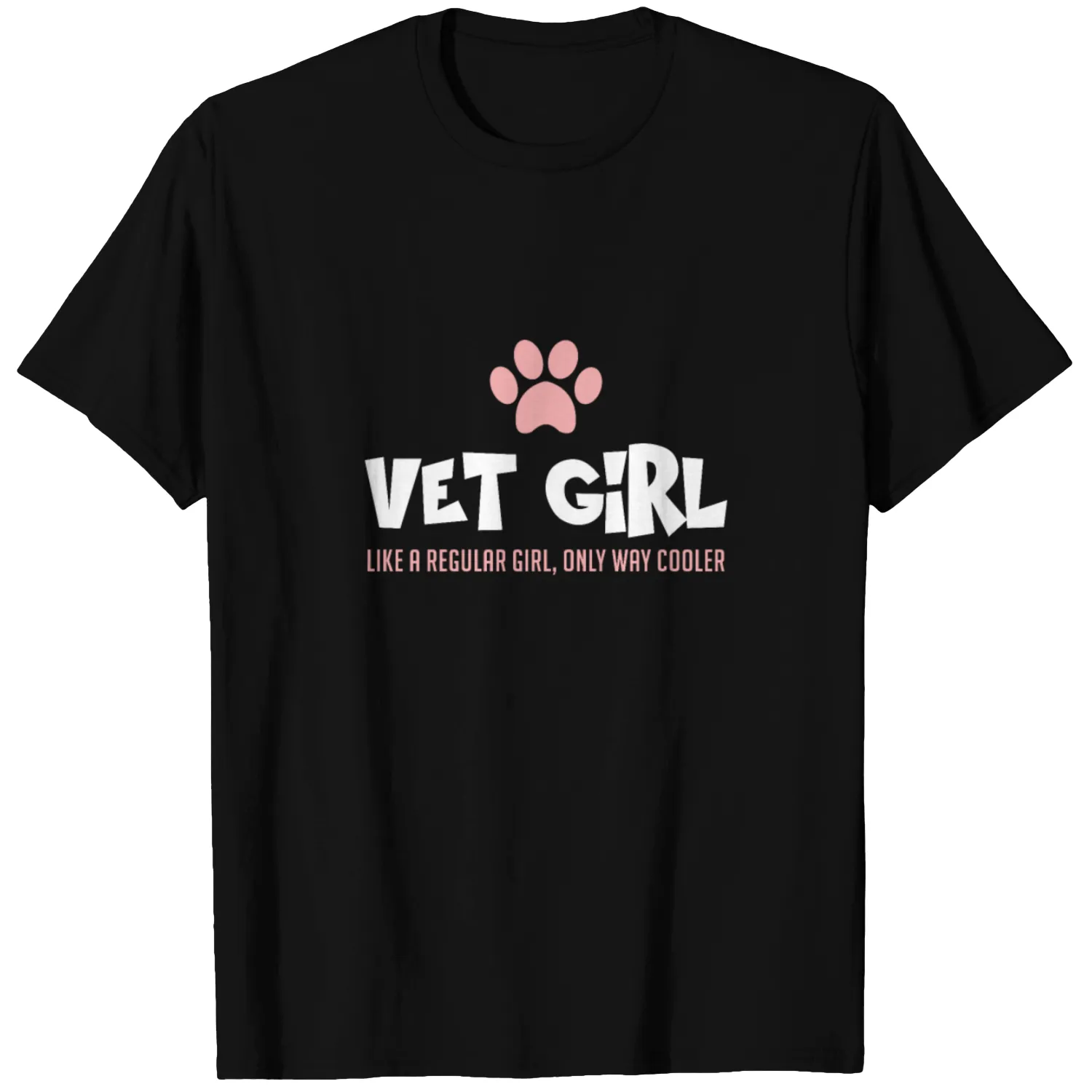 Cute Veterinarian Girl Vet Tech Woman Animal lover T-shirt