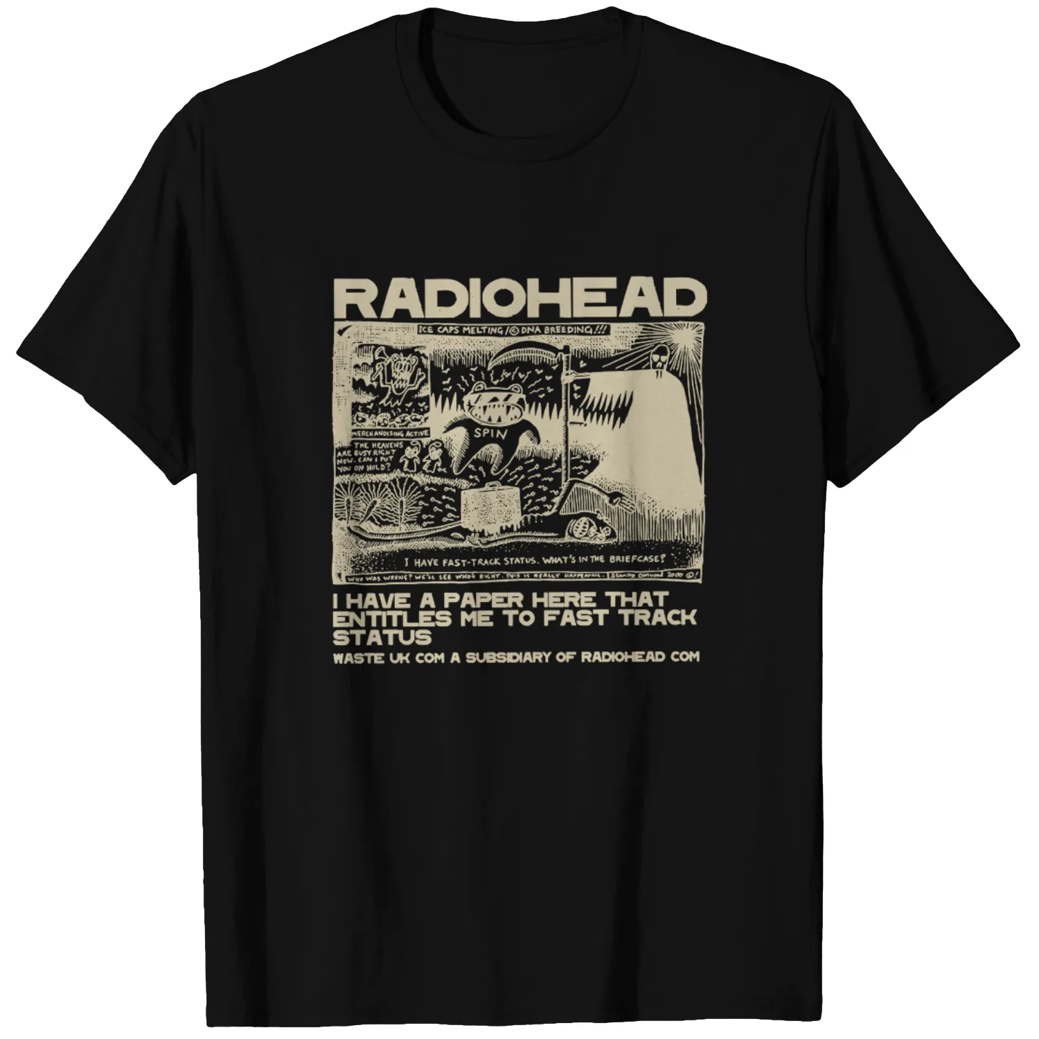 Radiohead T-Shirt, Vintage Radiohead Shirt