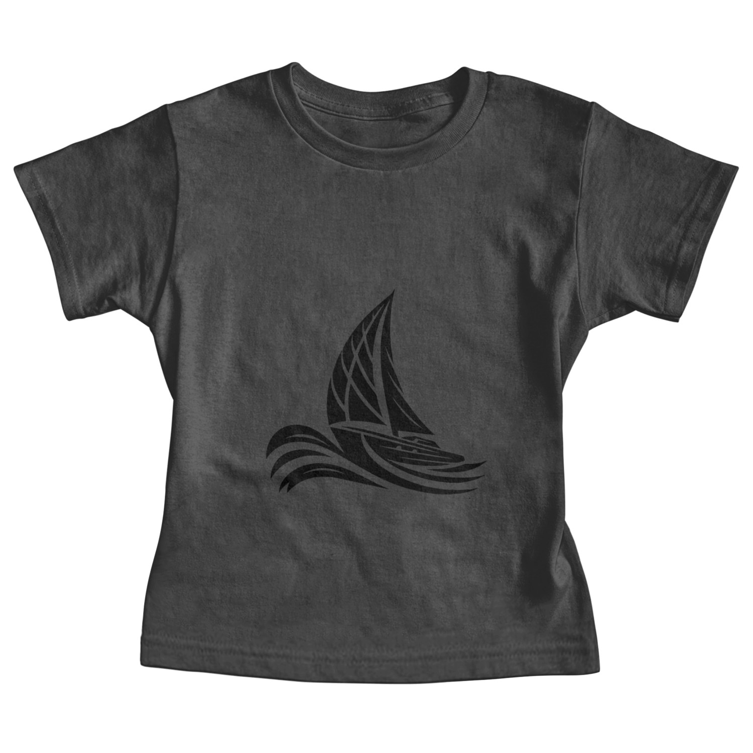Sporty Sailing Boat In Heavy Swell Baby Tees