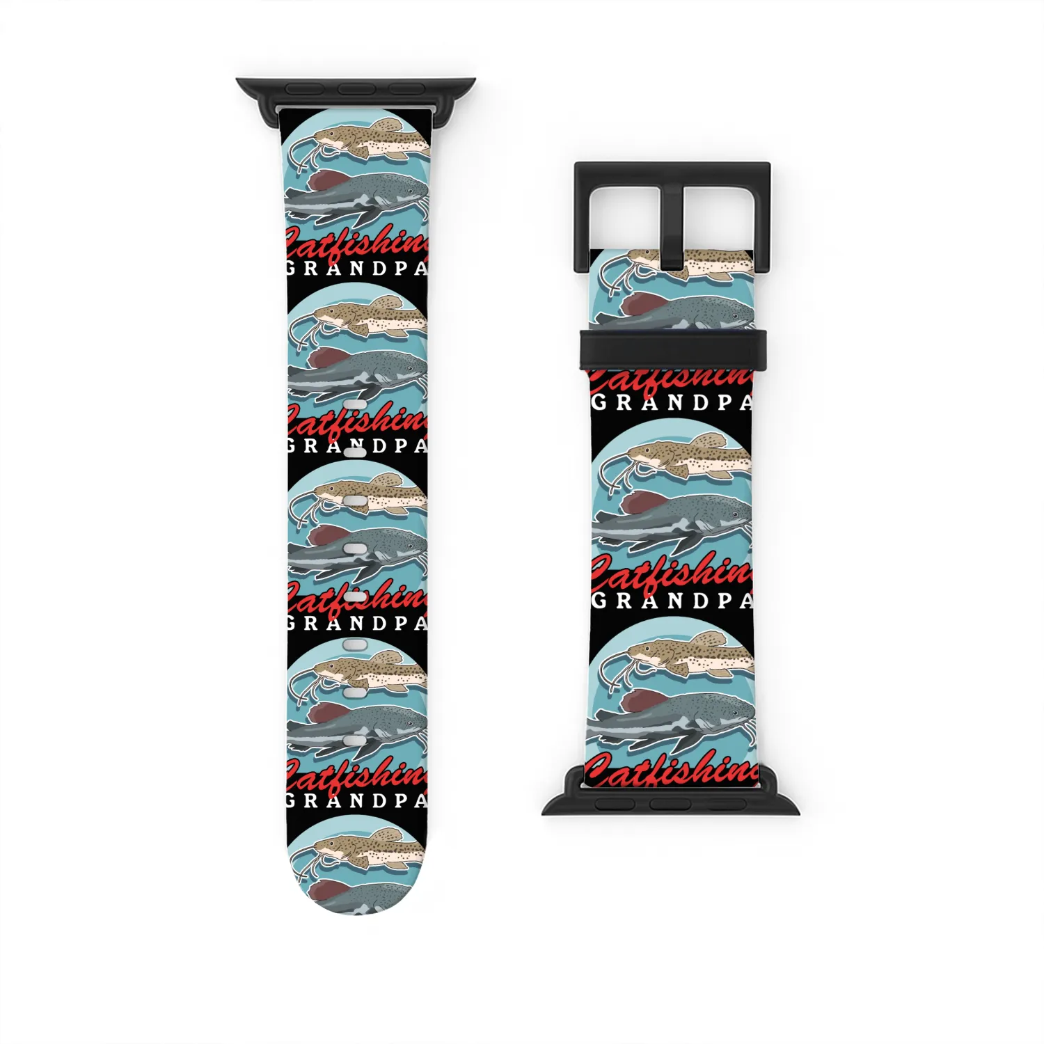 Catfishing Grandpa Fish Catfish Fishing Watch Bands For Apple Watch