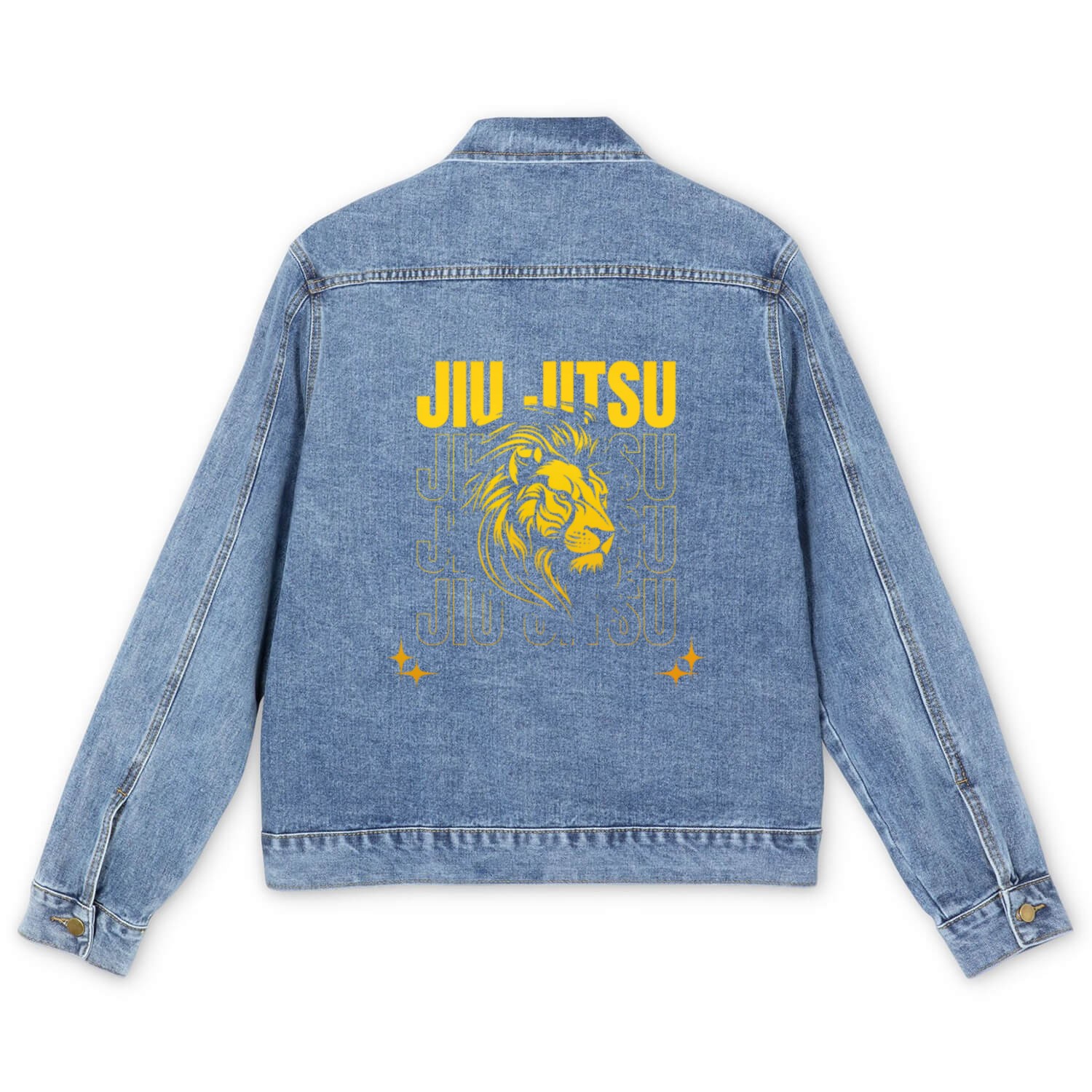 Men's Jiu Jitsu BJJ Student MMA Fan Men's Denim Jackets