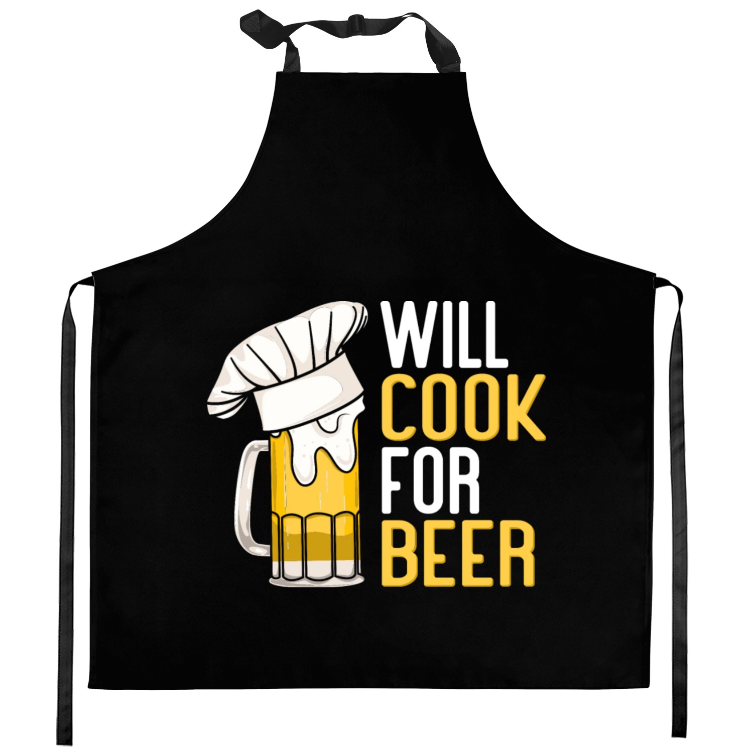 Will Cook For Beer Kitchen Aprons