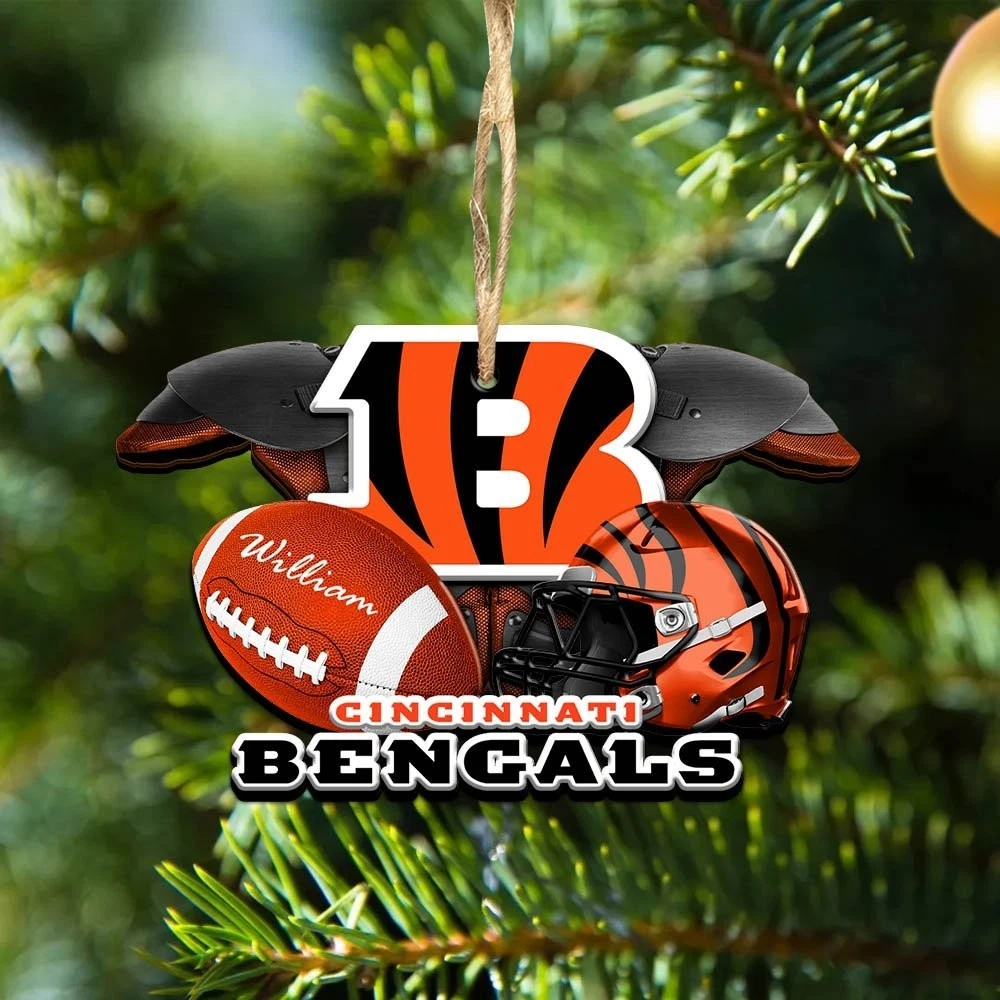 Personalized Cincinnati Team Bengals Sport Ornament Gift For Fans