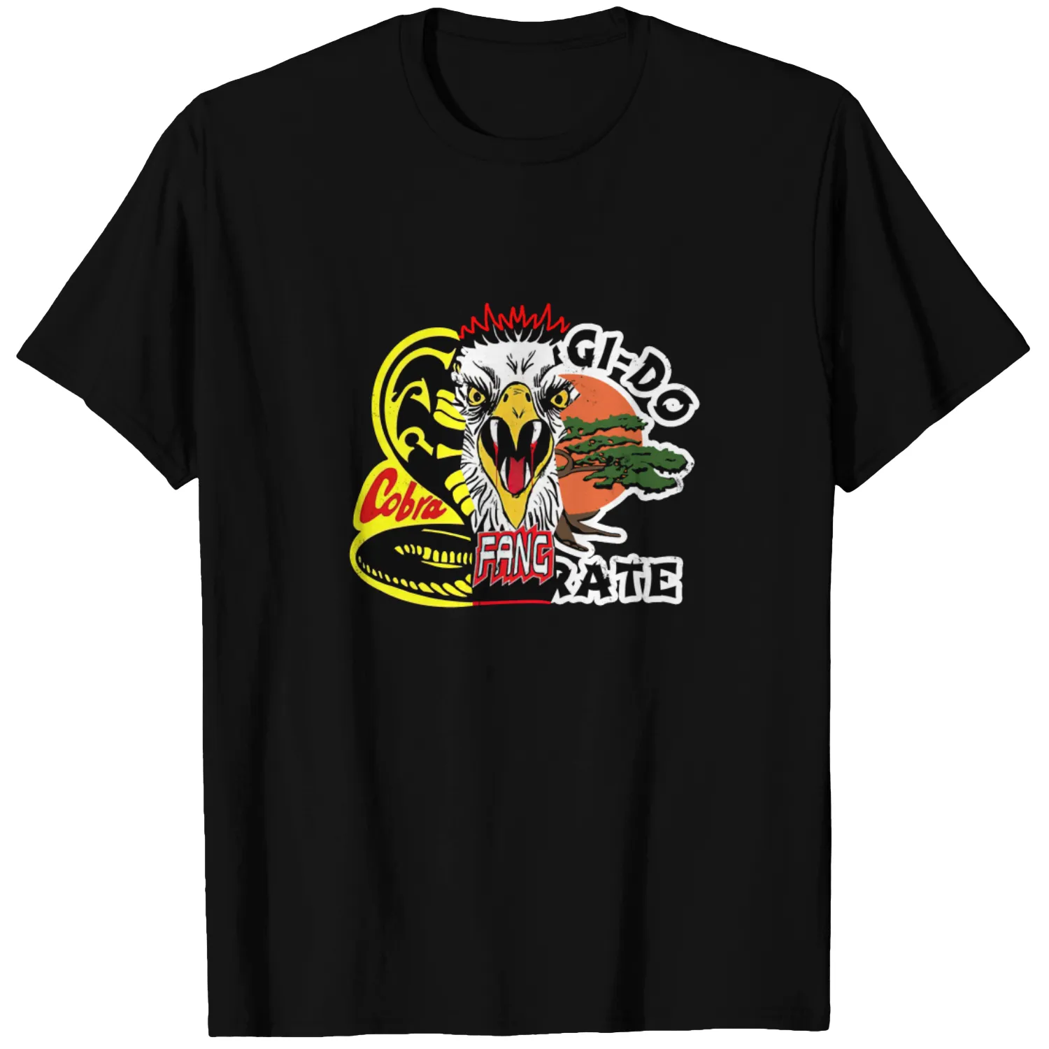 Cobra Kai Eagle Fang Miyagi Do Karate Mash Up T-Shirts