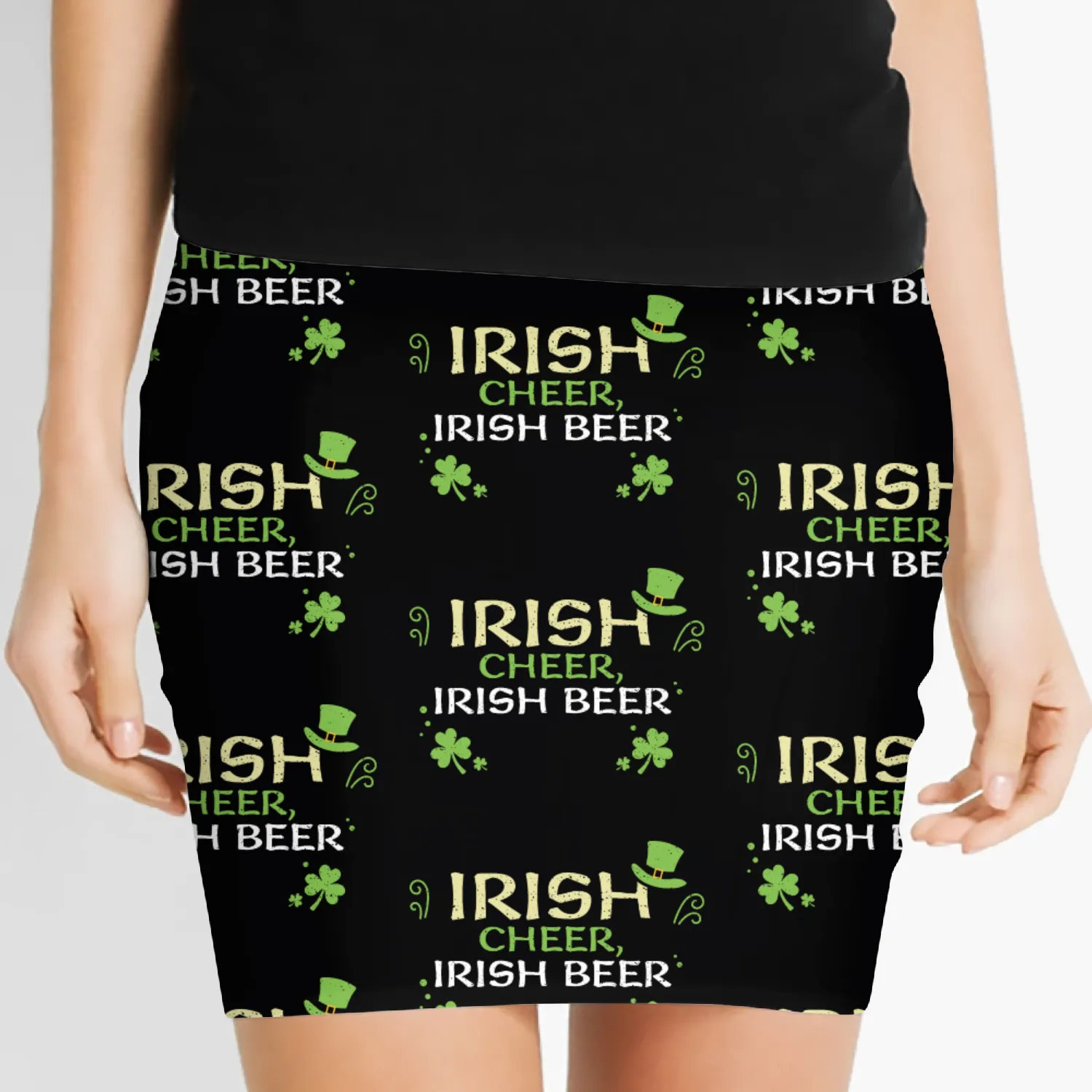 Irish cheer, Irish beer Women's Mini Skirts