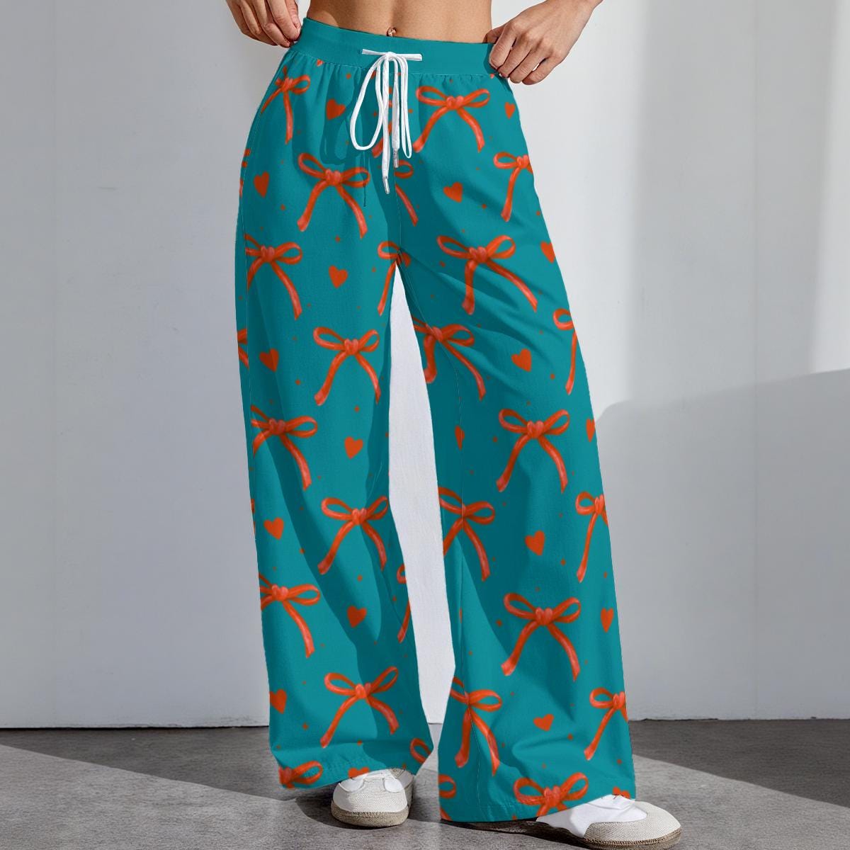 Miami Football Stretch Pants, Women's Game Day Leggings, Tailgate Outfit, Cute Football Trousers