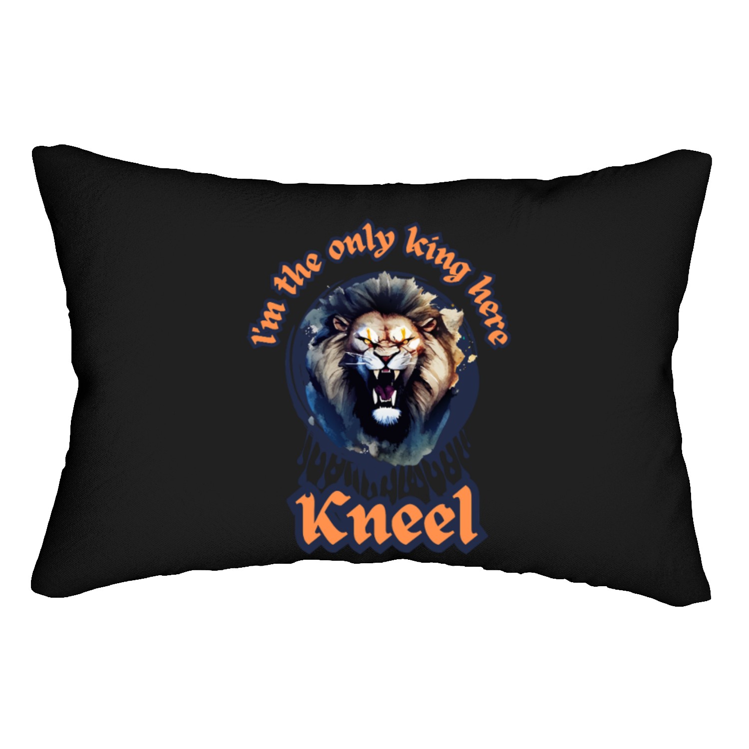 The Only King – Kneel Before Power Lumbar Pillows