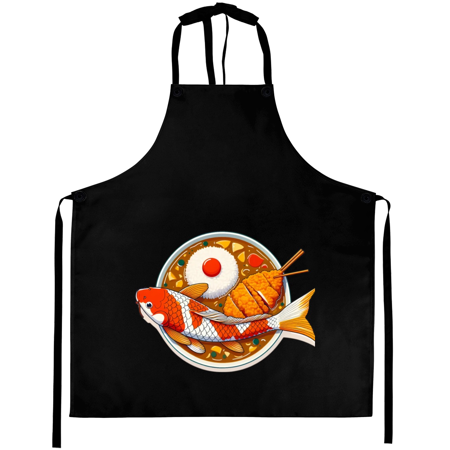 Koi Meets Katsu: An Elegant Japanese Fusion Aprons