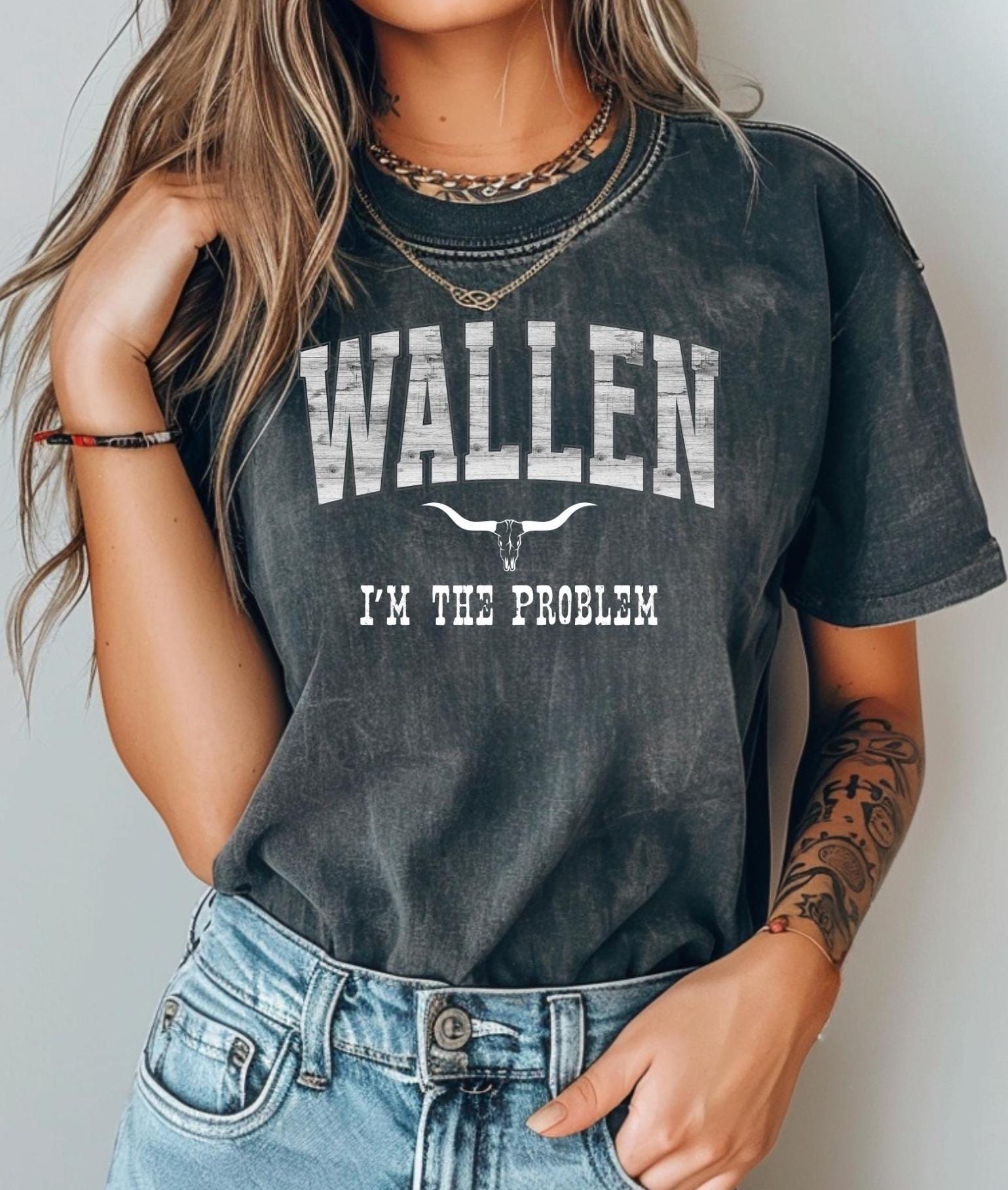 Wallen Western I'm the Problem Tour Shirt. Country Music Lover Tee, Perfect for Concerts, Gift for Fans, Unisex Graphic Shirt