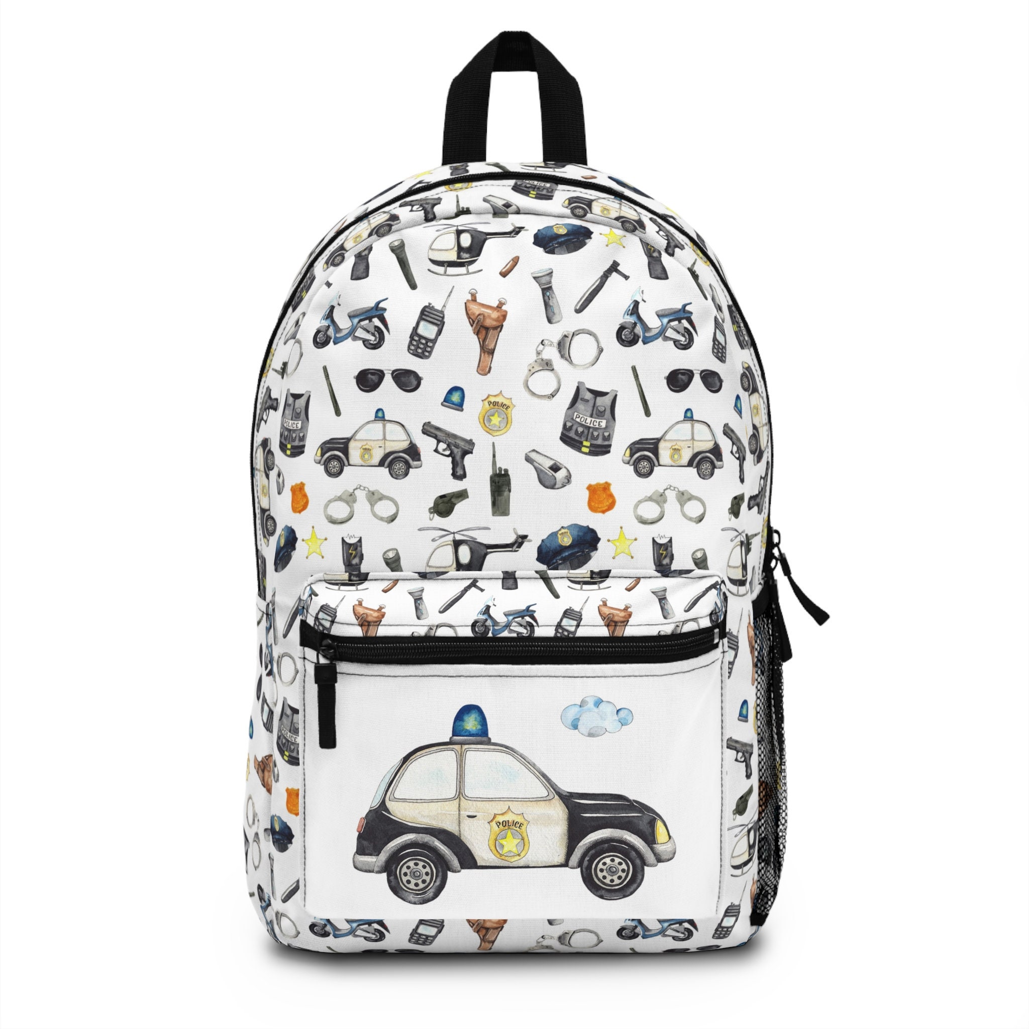 Police Backpack, Policeman kids backpack, Toddler school backpack, Pre school backpack, School bag for boys, Back to school gifts