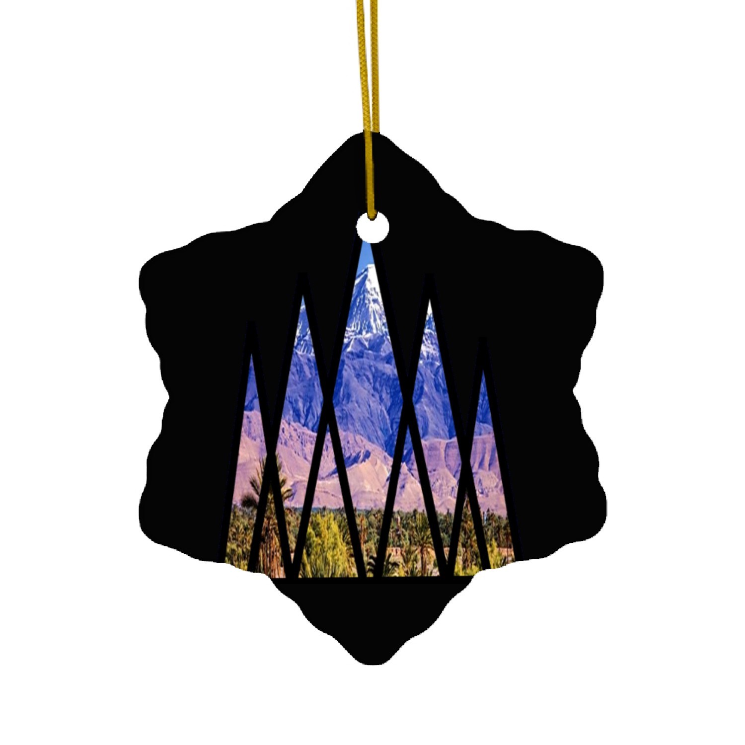 Scenic Nature Ceramic Ornaments