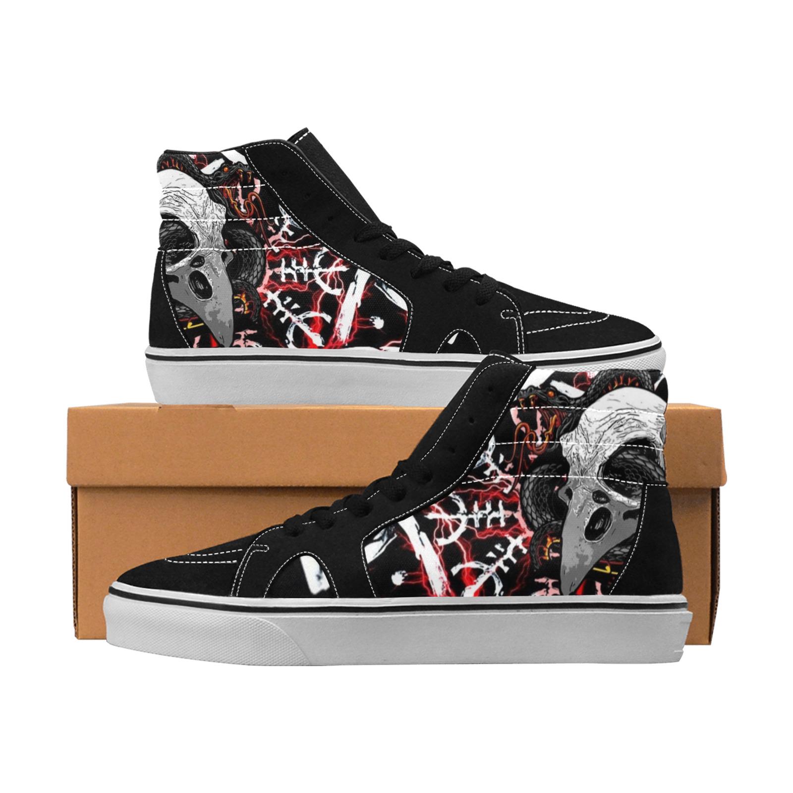 Plague Doctor High Top Shoes Sneakers for Men and Women