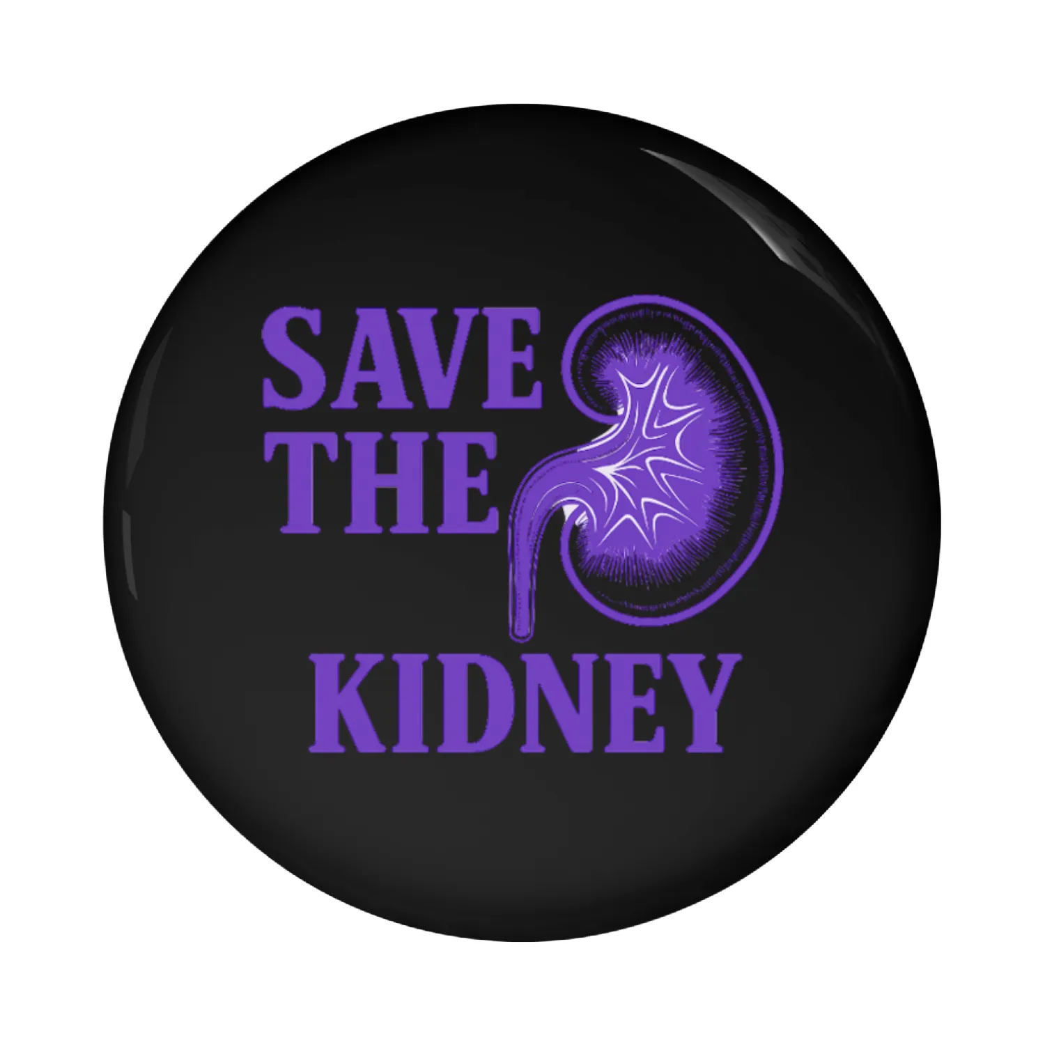 Save the kidney Pin Buttons
