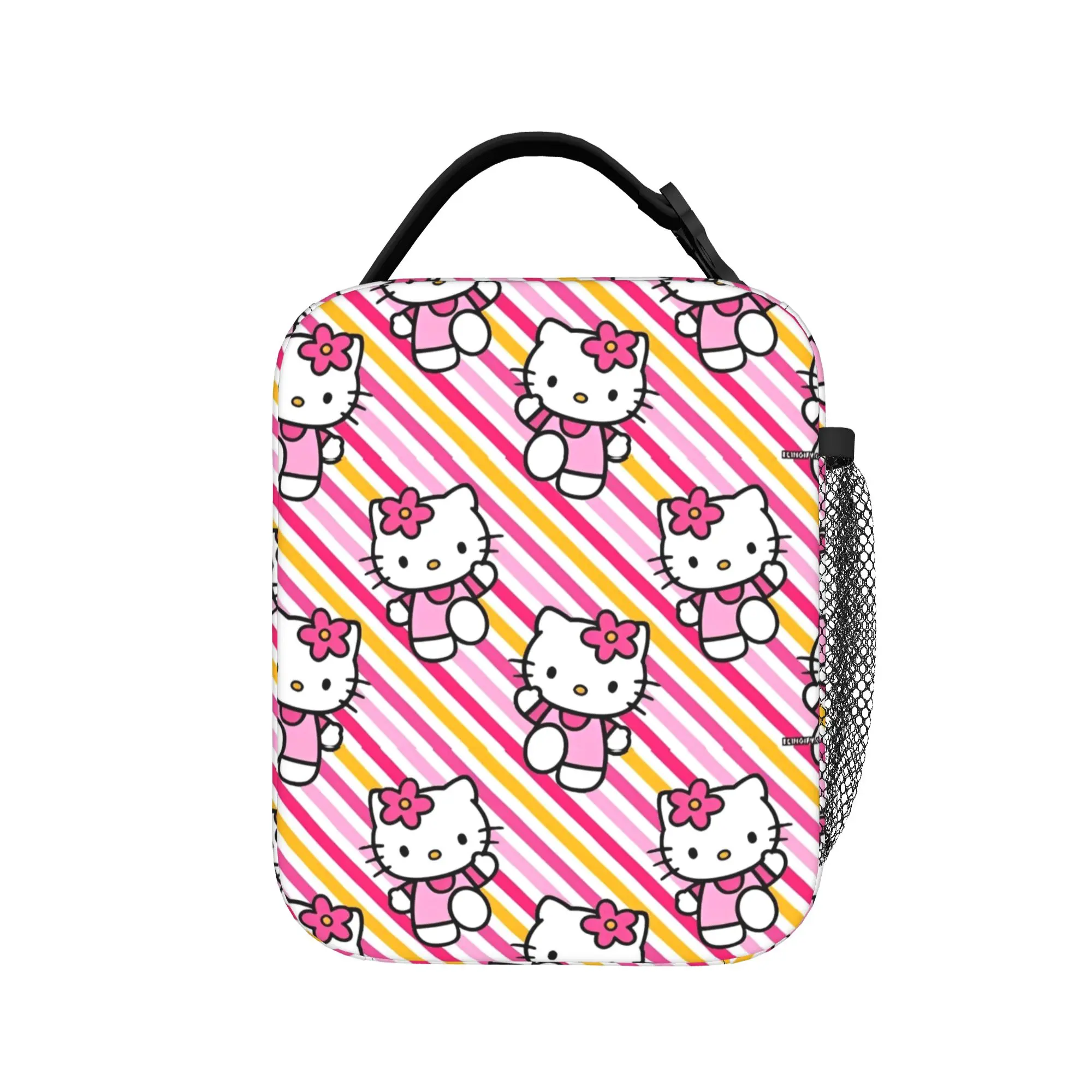 hellos kittys Merch Insulated Lunch Bags For School Cartoon Food Storage Bag Leakproof Cooler Thermal Lunch Boxes