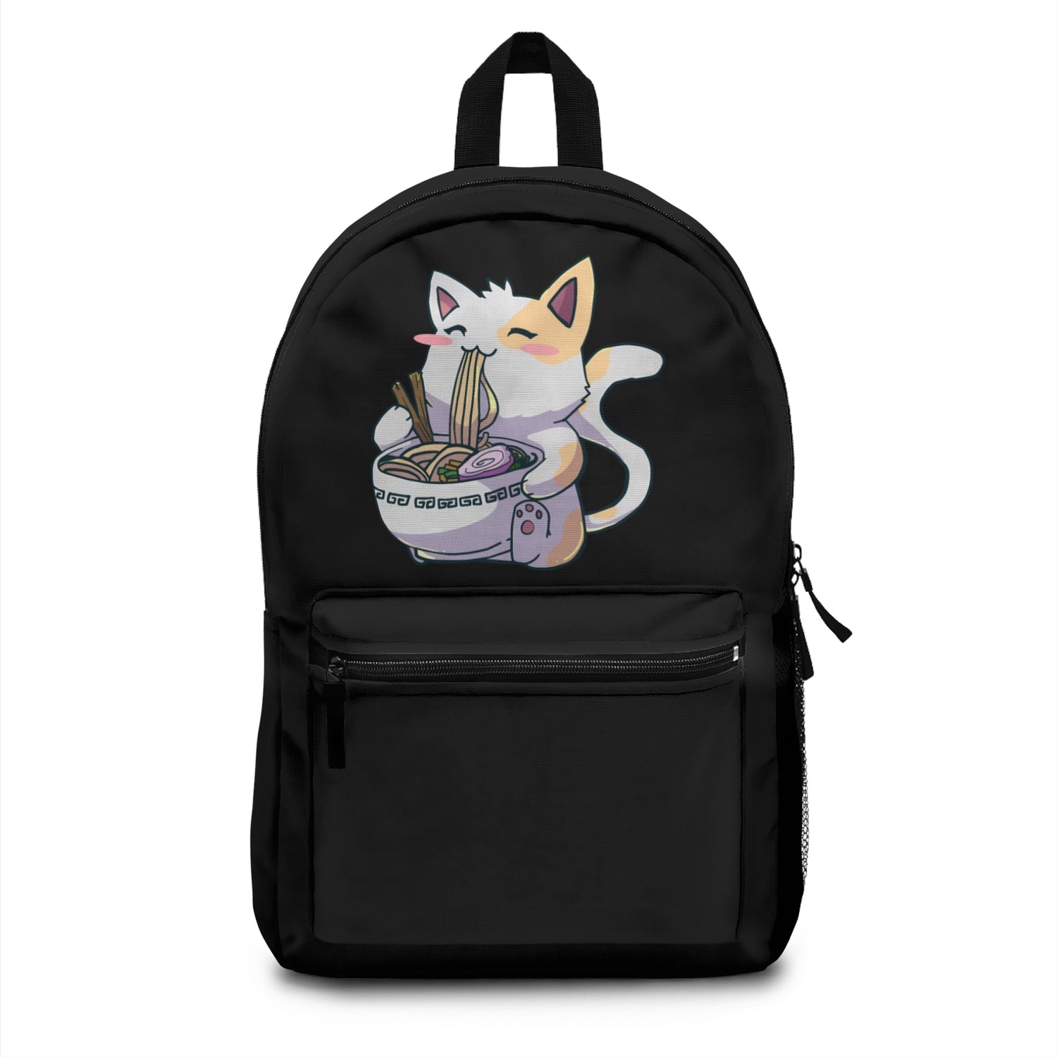 Ramen Cat Kawaii Anime Japanese Kawaii Neko Backpacks