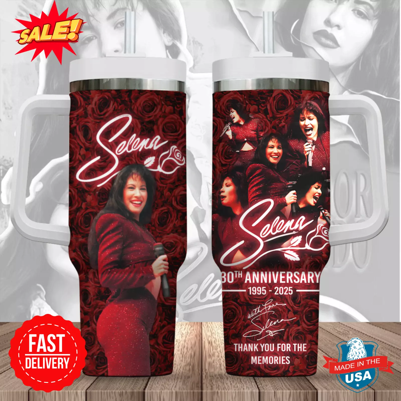 Selena Quintanilla Pérez 40oz Tumbler