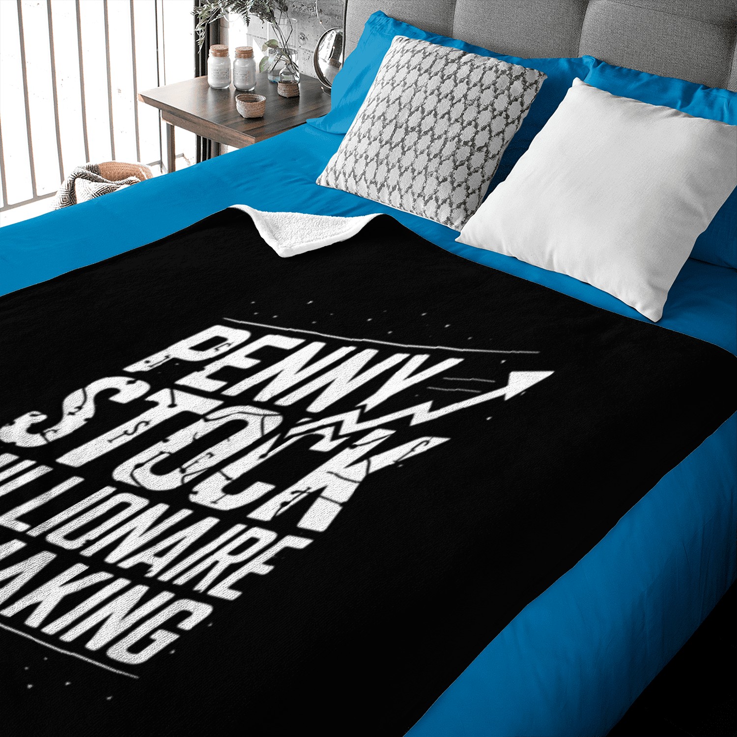 Stock Market trader Forex Trader Investor Trading Baby Blankets